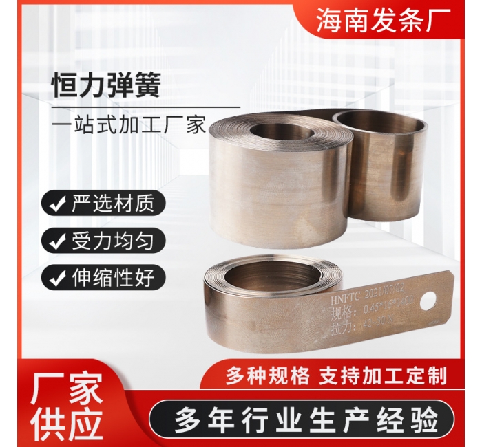 廠家生產(chǎn)恒力彈簧系列吸塵器卷線器卷簧保險帶收卷簧