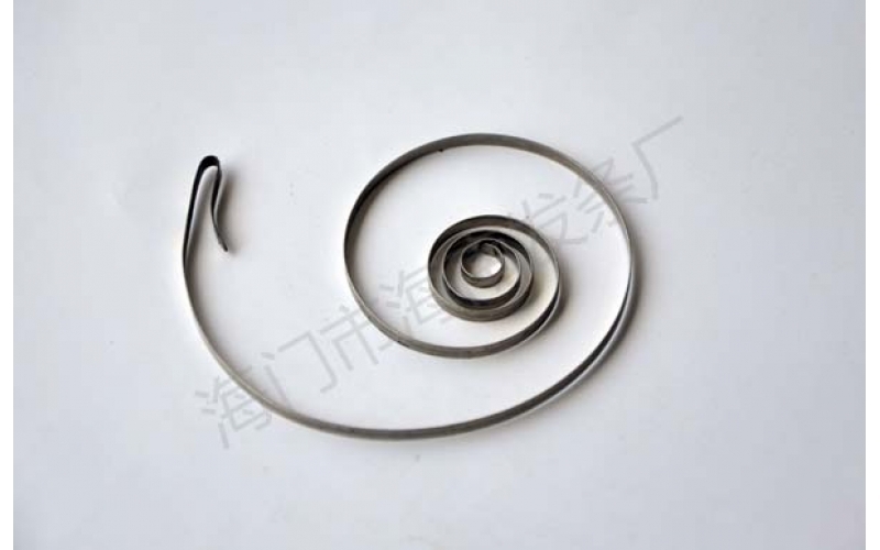 介紹發(fā)條彈簧的設(shè)計工藝